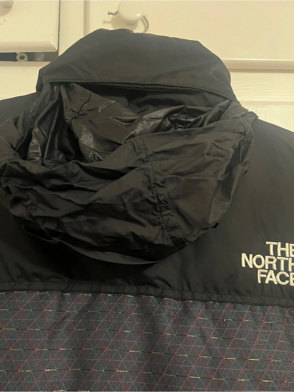Like New Size L - The North Face Navy and Black Down Puffer Jacket